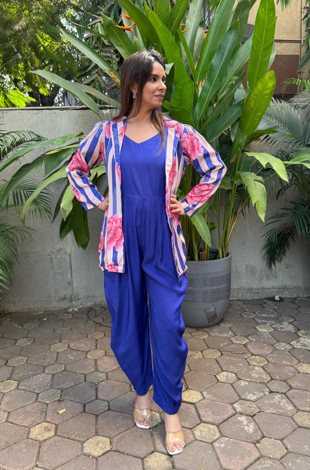 BLUE JUMPSUIT