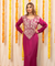 NAZM-  Kasab Embroidered Deep Wine  Ethnic Dress