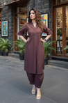 Rozana - AM to PM Brown Co-ord Set
