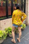 Desi Shirt- Yellow Lotus Shirt