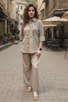 Rozana - Caramel Taupe Co-ord Set
