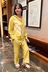 SEHAJ-Pineapple Yellow Co-ord Set