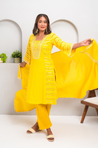 RANGAT-Yellow Three Piece Suit Set