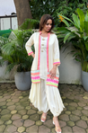 JUGNI-Neon off-white Jacket with Inner and Goro  Pant