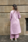 REZAAR-Lilac Three Piece Cotton Jacket Set