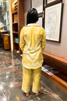 SEHAJ-Pineapple Yellow Co-ord Set