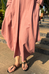 REZAAR- Dusty Pink Cowl Dress