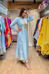 PHULJARI - Pastel Blue Two Piece Set