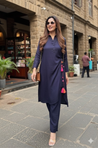Rozana - Not-So-Basic Deep Navy Co-Ord Kurta Set
