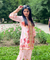 SEHAJ-Soft Pink Floral Printed Two Piece Set
