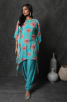 MASAKALI- Sky Blue Two Piece Kaftan Set