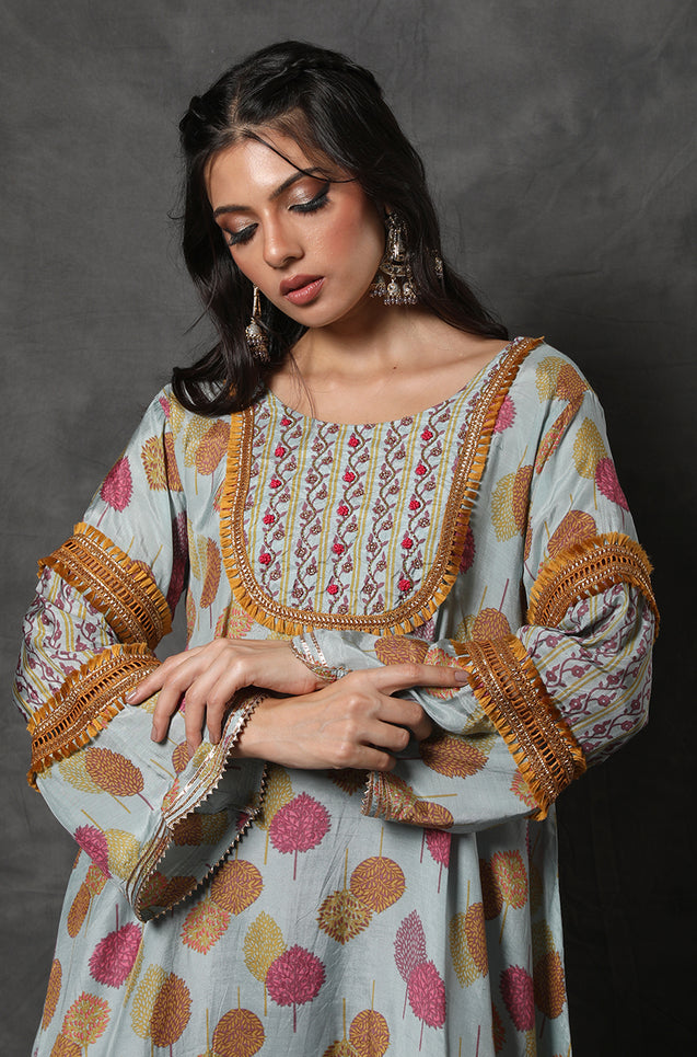 GEET-Arctic Blue Three Piece Suit Set