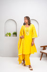 RANGAT-Yellow Three Piece Suit Set