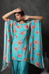 MASAKALI- Sky Blue Two Piece Kaftan Set