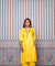Jhoom-Sun Yellow Embroidered Two Piece Set
