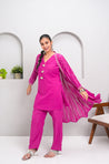 RANGAT-Pink Kurta with Pant and Jacket