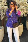 Indigo Bandhani shirt