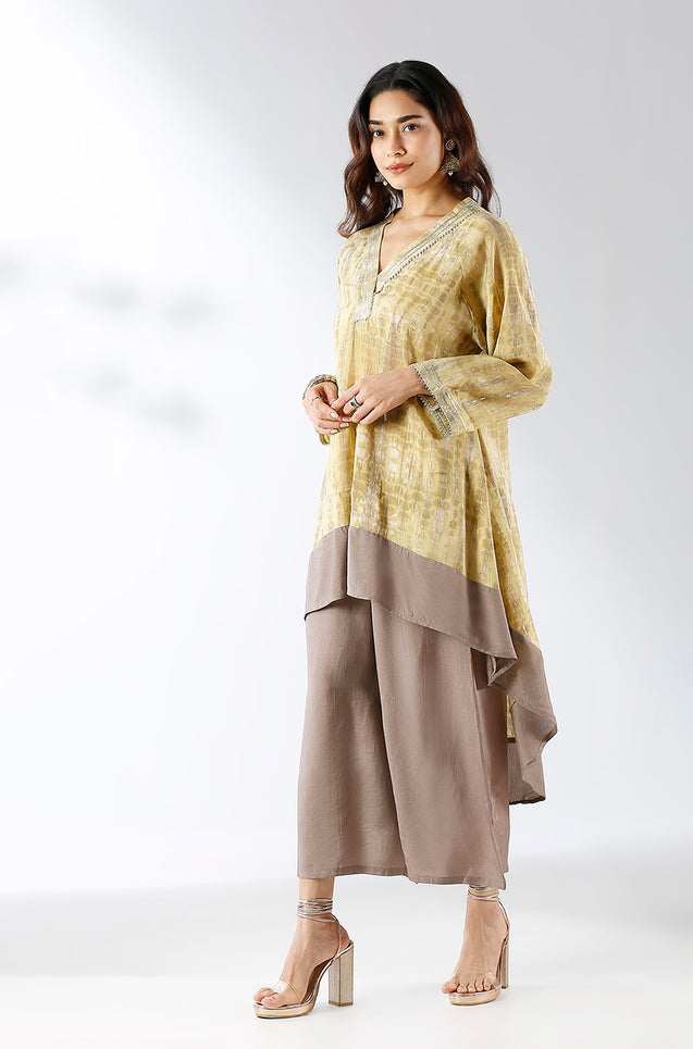 Linden Green & Grey Two Piece Set