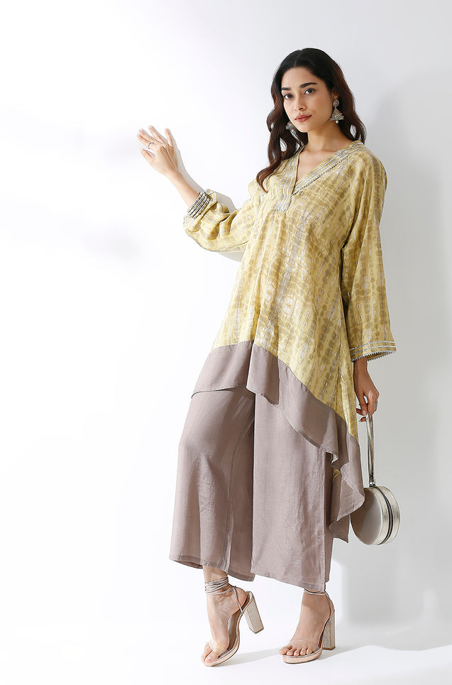 Linden Green & Grey Two Piece Set