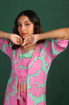 MASAKALI - Pink and Green Three Piece Set