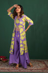 MASAKALI - Purple and Green Three Piece Set