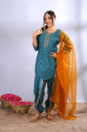 ROOH - Teal Three Piece Suit Set
