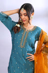ROOH - Teal Three Piece Suit Set