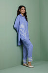 ZAHA - Lilac Embroidered Two Piece Set