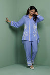 ZAHA - Lilac Embroidered Two Piece Set