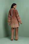 LEHER - Brown Ombre Two Piece Set