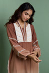 LEHER - Brown Ombre Two Piece Set