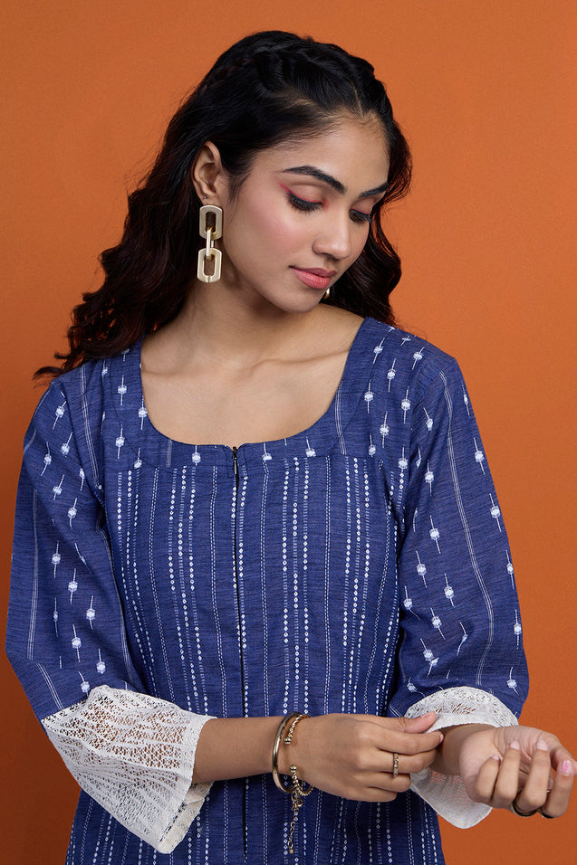 DHUNKI - Denim Look Casual  Jumpsuit