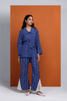 DHUNKI - Denim Look Two Piece Set
