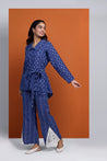 DHUNKI - Denim Look Two Piece Set