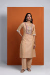 HOOR - Beige Three Piece Suit Set