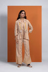HOOR - Indo Beige Boho Blazer Set