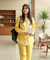 SEHAJ-Pineapple Yellow Co-ord Set