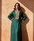 PHULJARI -Bottle Green  Two Piece Set