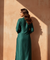 PHULJARI -Bottle Green  Two Piece Set