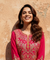 NAZM- Embroidered Hot Pink  Ethnic Dress