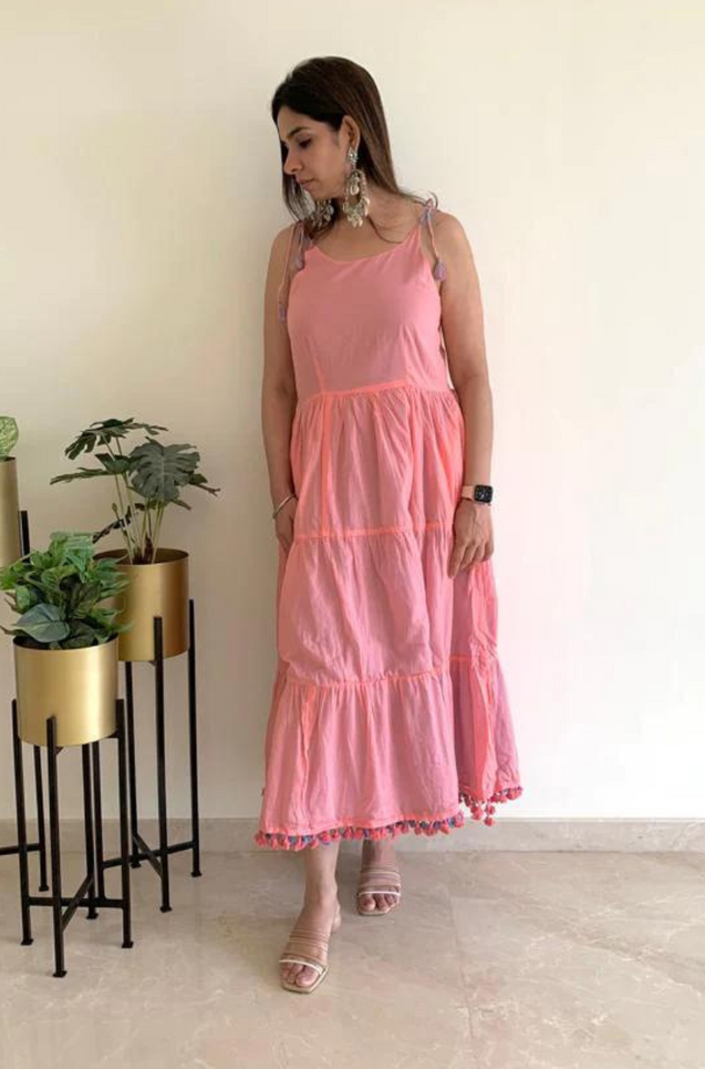 Blue/Pink  Reversible Gown