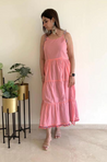 Blue/Pink  Reversible Gown