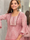 Go Bandhani !!! Rosewood Bandhani Kurta with Dhoti Pants