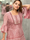 Go Bandhani !!! Rosewood Bandhani Kurta with Dhoti Pants