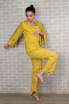 METTLE- Cutdana Blazer Jacket - Mustard