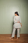 OH MY CO-ORD!! - Floral Printed Blue Co-ord Set