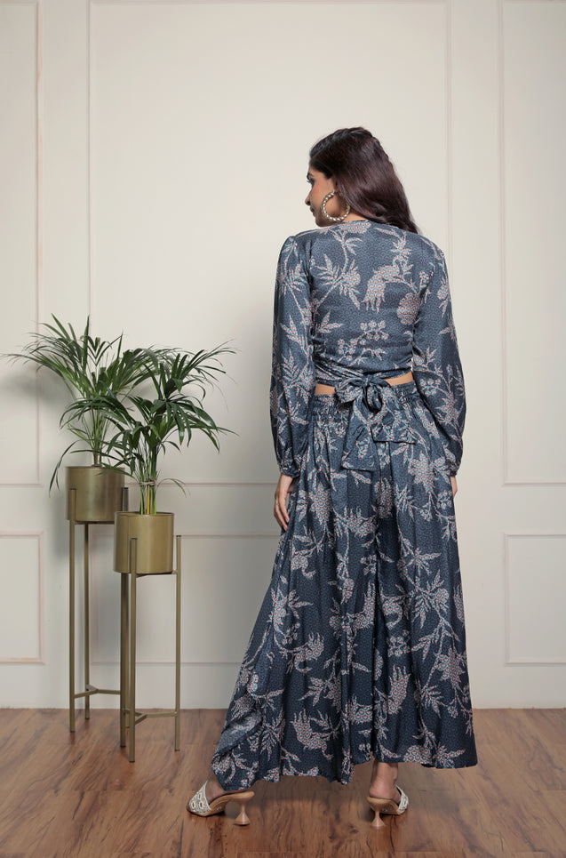 OH MY COORD!! - Yale Blue Wrap Top with Palolem Pant