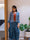 MATARGASHTHI - Blue Mirror Jacket with Turkey Skirt