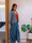 MATARGASHTHI - Blue Mirror Jacket with Turkey Skirt
