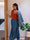 MATARGASHTHI - Blue Mirror Jacket with Turkey Skirt
